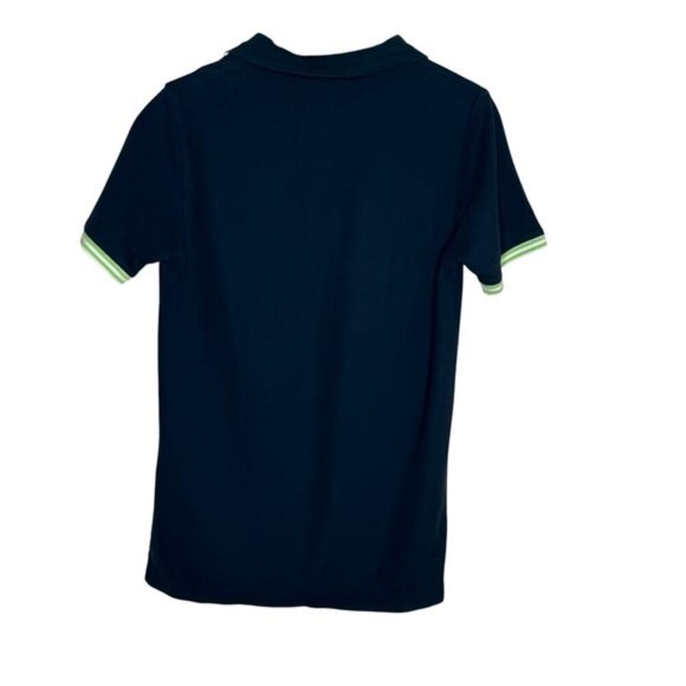 Psycho Bunny Navy Blue Woman's Short Sleeve Polo Shirt UK Size 4 Us Size XS - Picture 3 of 7